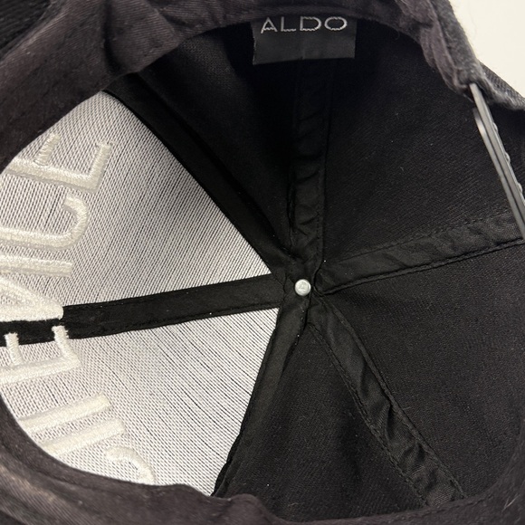 Aldo Black Cap with White Embroidery - Picture 4 of 4